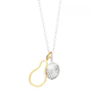 Silver Nutmeg pendant by Fiona Hutchinson