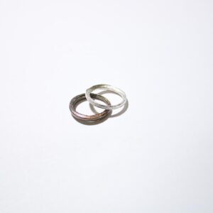 Angelica thin silver ring by Fiona Hutchinson