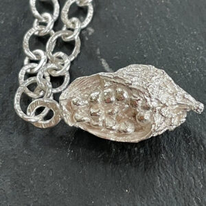 Seeded Cardamom Silver Pendant by Fiona Hutchinson